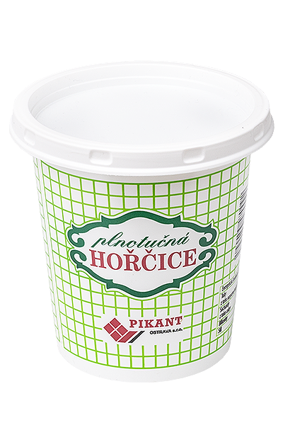 Hořčice plnotučná Kelímek PS 400 gramů Hořčice plnotučná Kelímek PS 400 gramů