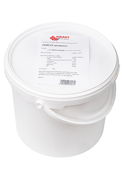 Hořčice plnotučná Kbelík 5 kg