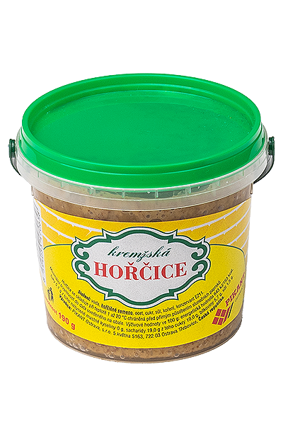 Hořčice kremžská Kbelíček PP 190 gramů