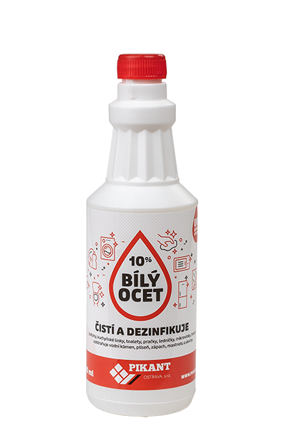 Octový čistič 10% Láhev HDPE 500 ml