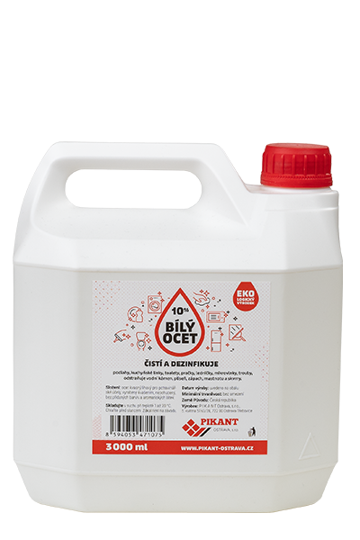Vinegar cleaner 10% HDPE can 3 000 ml
