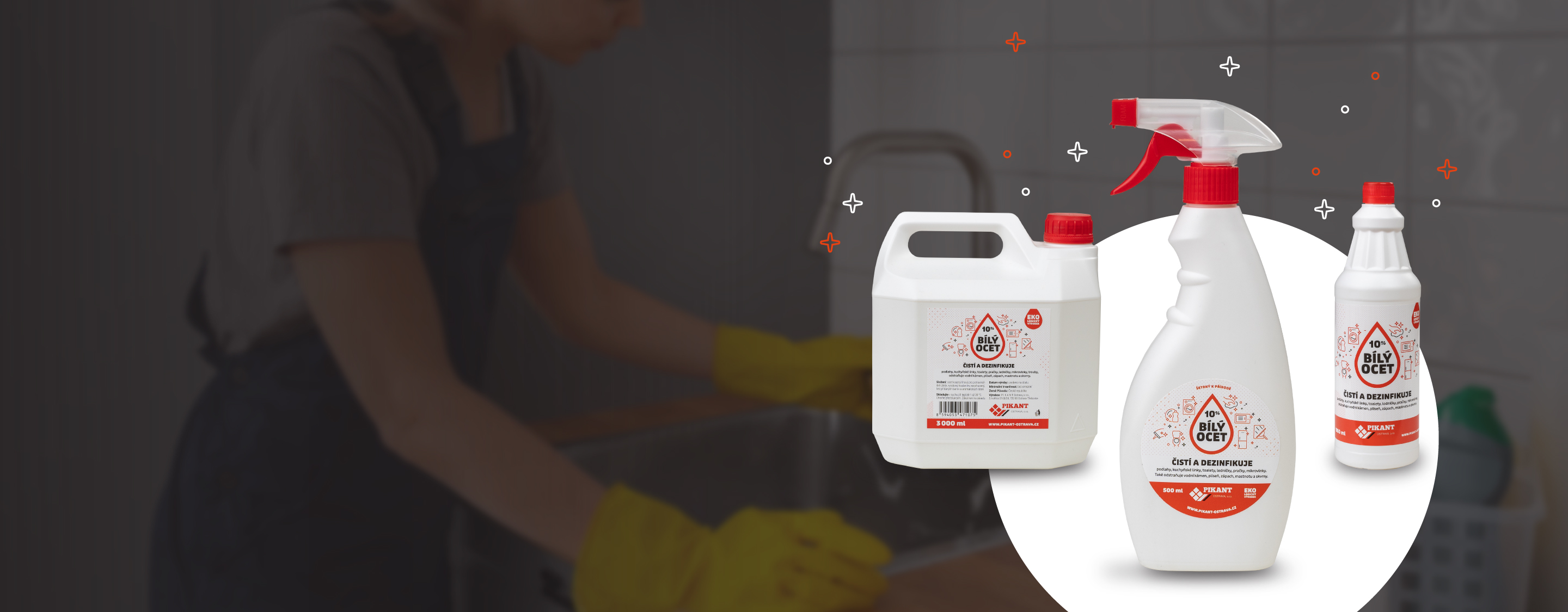 10% white vinegar is not to be missed in any household!